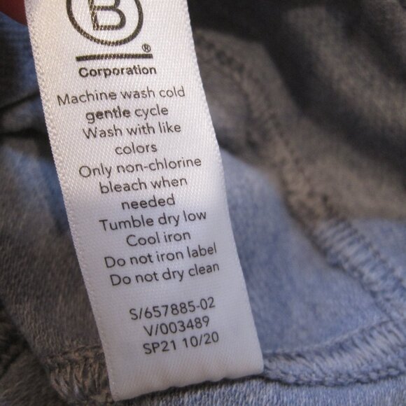 Athleta Farallon Swing Sweatshirt Size S Heathered Light Blue Cotton Crewneck - Picture 8 of 8